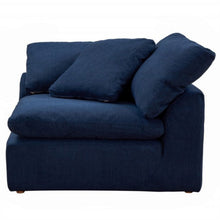 Sunset Trading Cloud Puff 4 Piece 132" Wide Slipcovered Modular Sectional Sofa with Ottoman - SU-1458-49-1C-2A-1O
