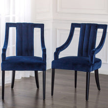 New Pacific Direct Viola Velvet Fabric Klismos Chair -  9900033-333