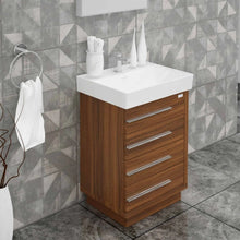 Casa Mare Domenico 32" Bathroom Vanity and Ceramic Sink Combo with LED Mirror - Domenico80GG-32