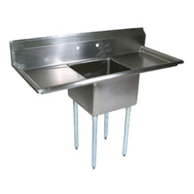 John Boos E1S8-15-14T15 E-Series 1-Compartment Sink with Drainboards - JBE1S81514T15