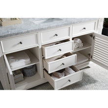 James Martin Vanities Savannah 60" Bright White Single Vanity - 238-104-V60S-BW-3AF