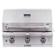 Saber Grills: Stainless Series 3-Burner Built-In Grill (NG) - R50SB0417