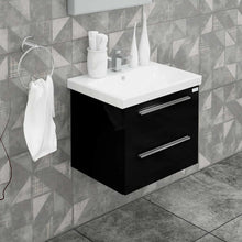 Casa Mare Elke 24" Bathroom Vanity and Ceramic Sink Combo with LED Mirror - Elke60GB-24