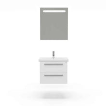 Casa Mare Elke 32" Bathroom Vanity and Ceramic Sink Combo with LED Mirror - Elke80GB-32