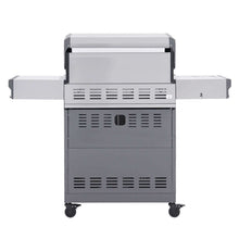 Monument Grills Eminence 405 Series | 4 Burner Tech Propane Gas Grill in Stainless Steel - E405