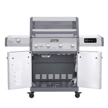 Monument Grills Eminence 405 Series | 4 Burner Tech Propane Gas Grill in Stainless Steel - E405