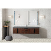James Martin Vanities Mercer Island 72" Single Vanity - 389-V72S-AGR-G-DGG