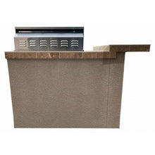 KoKoMo Havana L-Shape BBQ Island With Bar Seating and Built In BBQ Grill 4'x5' BBQ - HAVANA