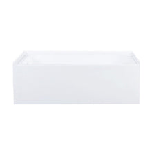 Char-Griller Voltaire 60 x 32 Skirted Left Drain Soaking Apron Bathtub in Glossy White with I - 1769840561112_541