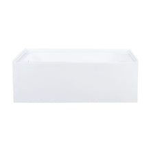 Char-Griller Voltaire 60 x 30 Skirted Left Drain Soaking Apron Bathtub in Glossy White with I - 1769842463476_947