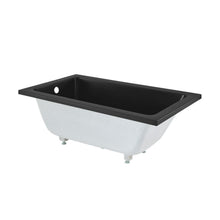 Char-Griller Voltaire 54" x 30" Reversible Drain Drop-In Bathtub in Matte Black - SKU_1769847047323_492