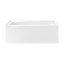 Char-Griller Voltaire 60" x 30" Left Drain Skirted Soaking Bathtub with Apron ADA Height in G - 1769836549816_484