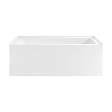 Char-Griller Voltaire 60 x 30 Skirted Left Drain Soaking Apron Bathtub in Glossy White with I - 1769844582957_85