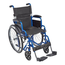 Char-Griller Ziggo ZG1600 16 in. Pediatric Manual Wheelchair with Wide Seat, Blue - SKU_1770027599555_829