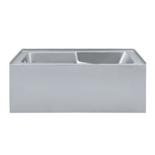 Char-Griller Voltaire 60" x 32" Left-Hand Drain Alcove Bathtub with Apron and Armrest in Matt - _1769836505693_851