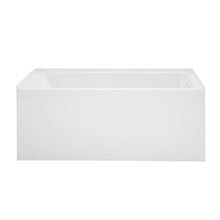 Char-Griller Voltaire 54 x 30 Skirted Left Drain Soaking Apron Bathtub in Glossy White with I - 1769836386198_826