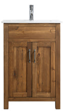 Char-Griller Bryson 24" Single Sink Vanity In Walnut with Porcelain Top - SKU_1769842809176_516