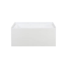 Char-Griller Voltaire 48 x 32 Skirted Left Drain Soaking Apron Bathtub in Glossy White with I -  - 1769840555277_703