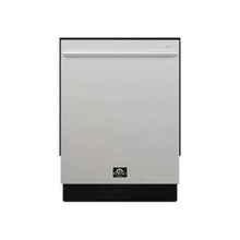 Forno Romano 24 Inch Built-In Stainless Steel Tall Tub 52 dBA Top Control Dishwasher - FDWBI8035-24S