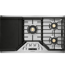 MONOGRAM Monogram 36" Deep-Recessed Gas Cooktop in Stainless Steel - ZGU36ESLSS