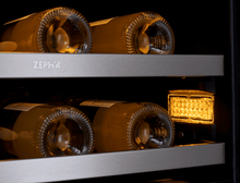 ZEPHYR Presrv Wine & Bev Cooler, 24in UC, SS+Gls, Fr Dr in Stainless Steel - PRWB24C32CG