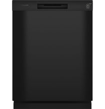 HOTPOINT One Button Dishwasher with Plastic Interior Black - HDF310PGRBB