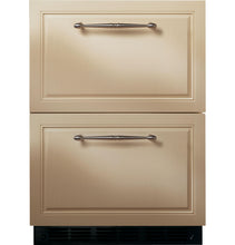 MONOGRAM Monogram 24" Panel-Ready Double-Drawer Refrigerator Custom Panel Ready - ZIDI240HII