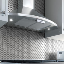 XO APPLIANCE XOS30SC 30" CCC 600/395 CFM Italian Made Wall Mount Chimney Range Hood in Stainless Steel - XOS30SC