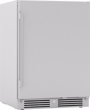 ZEPHYR Presrv Refrigerator, 24in Compact, Outdoor SS, Reversible, Lock, 1 Zone in Stainless Steel - PRR24C01ASOD