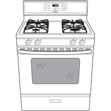 HOTPOINT Hotpoint 30" Free-Standing Standard Clean Gas Range Black - RGBS400DMBB