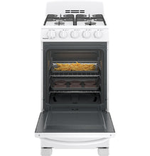 HOTPOINT Hotpoint 20" Front-Control Free-Standing Gas Range with Sealed Burners White - RGAS200DMWW