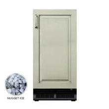 XO APPLIANCE XOUIM1585NO 15" Nugget Ice Maker Panel Ready Gravity Drain Custom Panel Ready - XOUIM1585NO