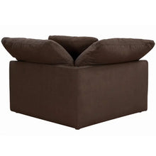 Sunset Trading Cloud Puff 3 Piece 88" Wide Slipcovered Modular Sectional Small L Shaped Sofa - SU-1458-88-3C