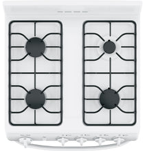 HOTPOINT Hotpoint 24" Front-Control Free-Standing Gas Range with Large Window White - RGAS300DMWW