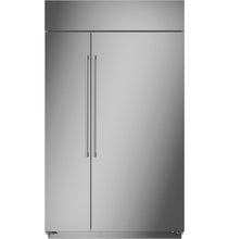 MONOGRAM Monogram 48" Built-In Side-by-Side Refrigerator in Stainless Steel - ZISS480NNSS