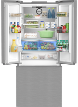 BLOMBERG APPLIANCES BRFD21622SS 30" Counter-Depth French Door Refrigerator with Ice Maker, ENERGY STAR - BRFD21622SS