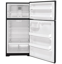 HOTPOINT Hotpoint 15.6 Cu. Ft. Recessed Handle Top-Freezer Refrigerator Black - HPS16BTNRBB