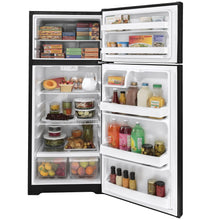 HOTPOINT Hotpoint 17.5 Cu. Ft. Recessed Handle Top-Freezer Refrigerator Black - HPS18BTNRBB