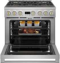 MONOGRAM Monogram 36" Dual-Fuel Professional Range with 6 Burners in Stainless Steel - ZDP366NTSS