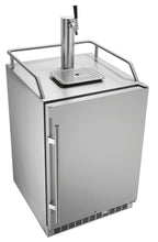 SILHOUETTE Silhouette Pro - 24" Outdoor Keg Cooler in Stainless Steel - DKC055D1SSPRO