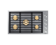 DACOR DTG36M955FS 36" Gas Cooktop, Silver in Stainless Steel, Natural Gas - DTG36M955FS