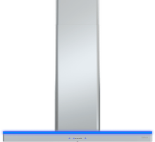 ZEPHYR Luce Wall, 30in, SS, LED, 600 CFM w/ACT in Stainless Steel - ZLUE30CS