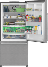BEKO 30" Bottom Freezer Refrigerator with HarvestFresh in Stainless Steel - BFBD30216SS