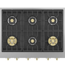 MONOGRAM Monogram 36" Professional Gas Rangetop with 6 Burners in Stainless Steel - ZGU366NTSS