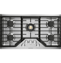 MONOGRAM Monogram 36" Deep-Recessed Gas Cooktop in Stainless Steel - ZGU36RSLSS