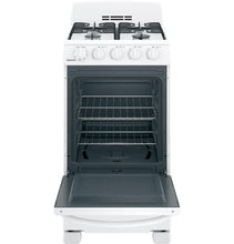 HOTPOINT Hotpoint 20" Front-Control Free-Standing Gas Range with Sealed Burners White - RGAS200DMWW