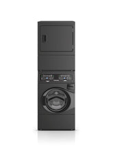 SPEED QUEEN SF7008BE SF7 Stacked Washer - Electric Dryer with Pet Plus™Sanitize Fast Cycle Times Black - SF7008BE
