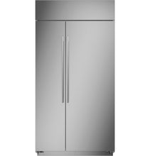 MONOGRAM Monogram 42" Built-In Side-by-Side Refrigerator in Stainless Steel - ZISS420NNSS