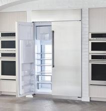 MONOGRAM Monogram 48" Built-In Side-by-Side Refrigerator with Dispenser in Stainless Steel - ZISS480DNSS