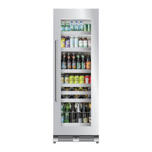 XO APPLIANCE XOU2470BCGS Tall Beverage Center, Glass with in Stainless Steel Trim in Stainless Steel - XOU2470BCGS
